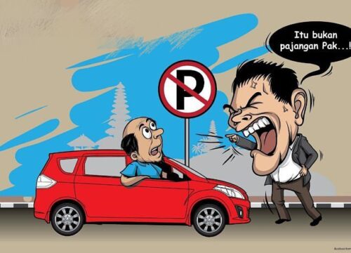 Juru Parkir Liar di Makassar Pasang Tarif Ilegal Rp30 Ribu Per Mobil
