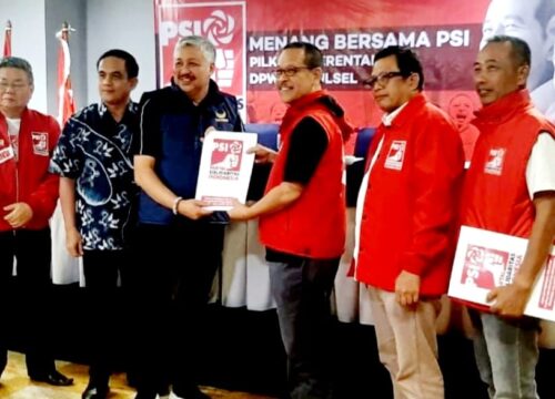 Minta Dukungan, 18 Pasangan Calon Kepala Daerah ‘Serbu’ Markas PSI Sulsel
