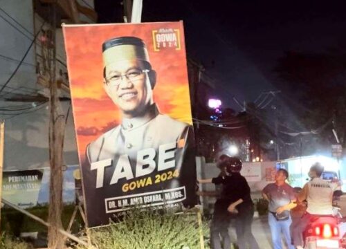 Bawaslu Gowa Gelar Penertiban Massal Alat Peraga Sosialisasi Jelang Kampanye Pilkada