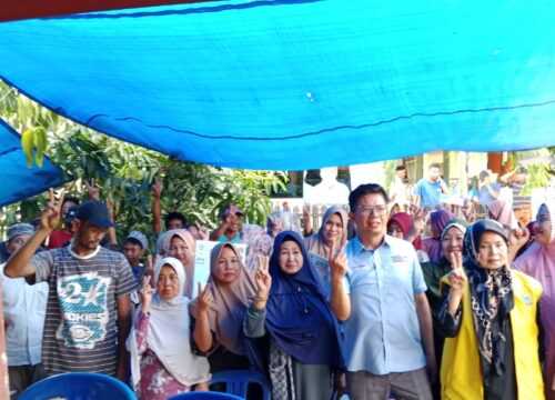 Mantan Camat Ma’rang Hasanuddin Dg Mile Ajak Warga Kali Bara Dukung Dokter Cua-Sofyan Razak
