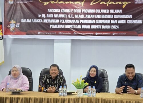 Jelang Pemungutan Suara, Anggota DPRD Sulsel Andi Nirawati Pantau Kesiapan KPU Pangkep
