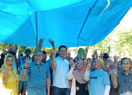 Kampanye di Bonto Manai, Dokter Cua-Sofyan Razak Prihatin atas Pengangguran di Pangkep