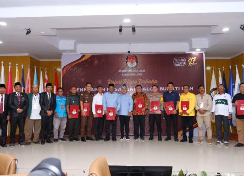 KPU Tetapkan Patah-Dhevy sebagai Bupati dan Wakil Bupati Luwu