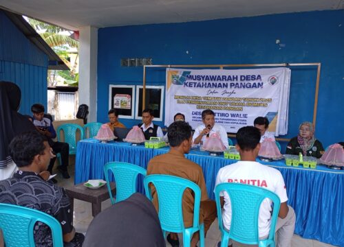 Pemerintah Desa Mattiro Walie Gelar Musdes Ketahanan Pangan
