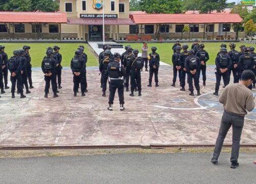 Kawal Stabilitas, 196 Personel BKO Dikerahkan ke Jeneponto Jelang Putusan MK