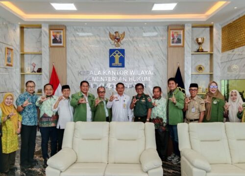 KKLR Sulsel Silaturahmi ke Kakanwil Kemenkumham, Bahas Peran Diaspora Luwu Raya