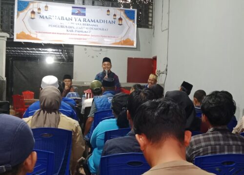 Ustadz Rusli Abdullah di Bukber Demokrat Pangkep: Pemimpin Harus Teladani Empat Sahabat Nabi