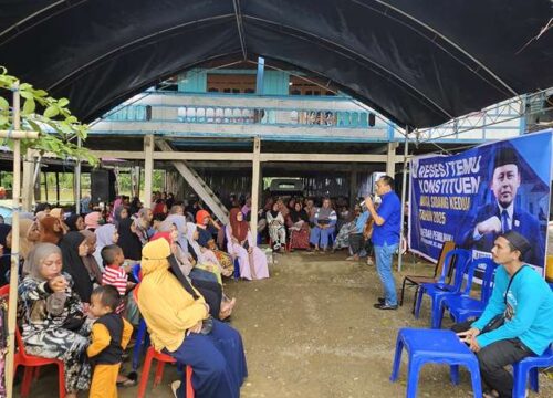 Reses di Mappasaile, Abdul Rauf Serap Aspirasi Warga soal Sungai dan Nasib Nelayan