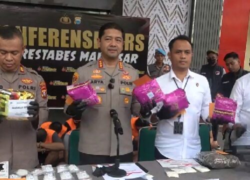 Modus Baru, Ganja Diselundupkan Lewat Knalpot Motor di Makassar