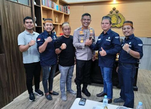 Pengurus Lembaga Badik Celebes Berkunjung ke Mapolres Pangkep, Ini Tujuannya