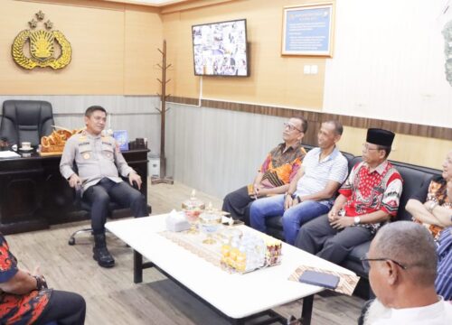 Pererat Kekeluargaan, Kapolres Pangkep dan Purnawirawan Polri Jalin Silaturahmi