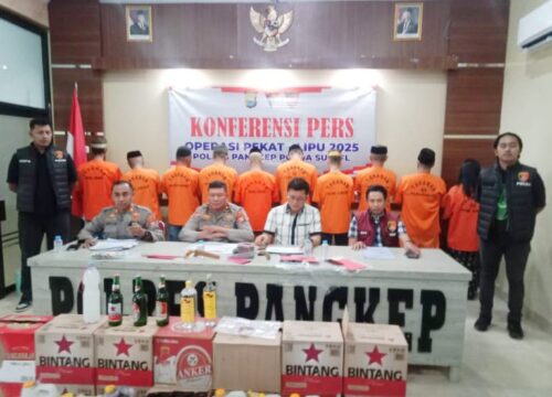 Operasi Pekat Lipu 2025, Polres Pangkep Bekuk 29 Pelaku Penyakit Masyarakat