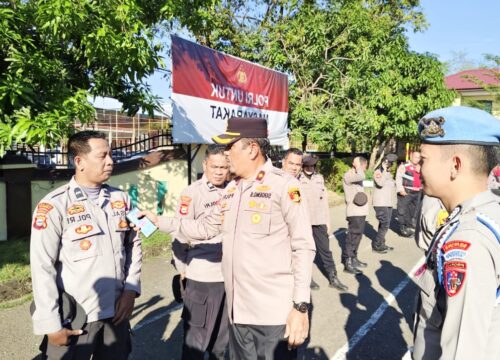 Jelang HUT Bhayangkara ke-79, Polres Pangkep Perketat Disiplin Lewat Gaktibplin