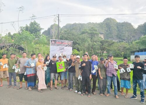 Dukung Ketahanan Pangan Nasional, GRIB Jaya Pangkep Bagikan Pompa Flayer Elektric dan Pupuk ke Kelompok Tani