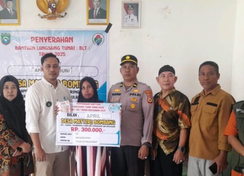 BLT Dana Desa Tahap II Disalurkan, Warga Kurang Mampu di Mattiro Bombang Terbantu