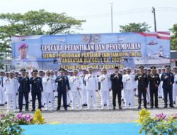 Danrindam XIV/Hasanuddin Hadiri Upacara Pelantikan-Penyumpahan Siswa Dikmata PK TNI AL