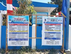 Antikorupsi, Pemerintah Desa Mattiro Walie Pasang Baliho Transparansi