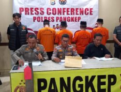 Polres Pangkep Ungkap 10 Kasus Kriminal dalam Operasi Sikat Lipu 2025