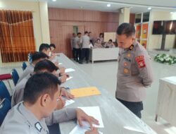 Perkuat Mental Personel, Polres Pangkep Gelar Pembinaan Kesehatan oleh Bagpsikologi Polda Sulsel