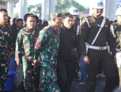 Tinjau Aksi Demonstrasi, Pangdam XIV/Hasanuddin Apresiasi Komitmen Damai Mahasiswa