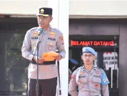 Kapolres Pangkep Pimpin Upacara Kenaikan Pangkat Pengabdian, Ipda Syarifuddin Jadi Teladan