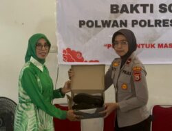 Polwan Polres Pangkep Tebar Kepedulian, Rayakan HUT ke-77 dengan Bakti Sosial di Panti Asuhan
