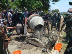 TMMD ke-126 di Mandalle Satukan TNI-Polri dan Warga Bangun Jalan Desa