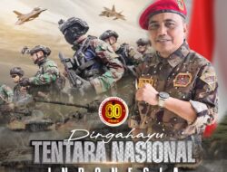 Ucapkan Dirgahayu TNI ke-80, Muhammad Rusli AB: TNI Prima, TNI Rakyat, Indonesia Maju