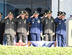 Puncak Peringatan HUT Ke-80 TNI, Kasdam XIV/Hasanuddin Hadiri Upacara di Lanud Sultan Hasanuddin