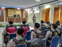 Polres Pangkep Tingkatkan Profesionalisme Personel, Sosialisasikan Perkap Pengendalian Massa