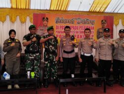 Cek Kesiapan Personel, Kabag Ops Polres Pangkep Tinjau Pos Pam Pangkajene