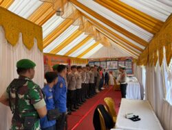 Propam Polres Pangkep Perketat Pengawasan Pos Pam Operasi Lilin 2025