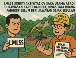 LMLSS Soroti Aktivitas CV Saka Utama Abadi di Kawasan Karst Balocci, Dinas Tata Ruang Pangkep Belum Beri Jawaban Sejak Sebulan