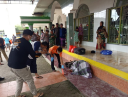 Pria Tanpa Identitas Ditemukan Meninggal di Teras Masjid talaka Jalur Poros Pangkep – Makassar