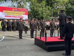 Personel Polres Pangkep Terima Tanda Kehormatan Negara