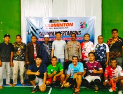 Wakil Bupati Bima Buka Turnamen Bulutangkis Cup I PB BIMA IKHLAS