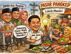 UMKM Pasar Pangkep Kini Nikmati Listrik Mandiri, Aspirasi Pedagang Direspons DPRD